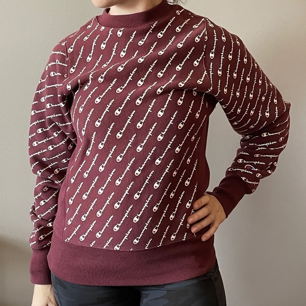 Retro Champion Pullover Sweatshirt